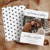 私の人間が結婚するよ 面白い犬の結婚式 セーブザデート