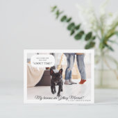 私の人間が結婚する | 婚約 案内ポストカード (スタンド正面)