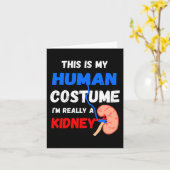 私の人間の衣装は本当に腎臓病Paだ カード (黄色い花)