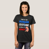 私の人間の衣装は本当に腎臓病Paだ Tシャツ (正面フル)
