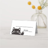 私の人間はことわざWe Do Cat プレイスカード (正面)