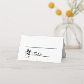 私の人間はことわざWe Do Dog プレイスカード (正面)