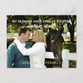 私の人間はストップ婚約にうるさい インビテーションポストカード