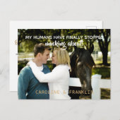 私の人間はストップ婚約にうるさい インビテーションポストカード (正面/裏面)