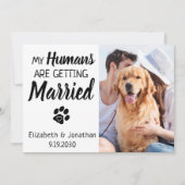 私の人間は犬と結婚してい結婚る セーブザデート (正面)