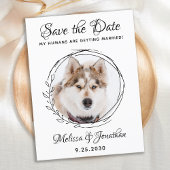 私の人間は犬ペットと結婚し結婚てい救る 案内ポストカード