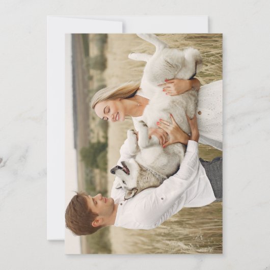 私の人間は結婚しおもしろいてい結婚る 招待状 (裏面)