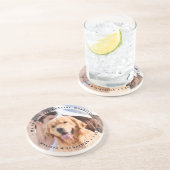 私の人間は結婚している婚約犬の写真 コースター (側面)