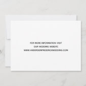 私の人間は結婚している犬の写真を取得している セーブザデート (裏面)