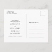 私の人間は結婚している犬の写真 案内ポストカード (裏面)