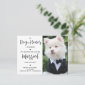 私の人間は結婚しモダンてい結婚る 案内ポストカード (スタンド正面)