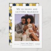 私の人間は結婚し結婚ていパーソナライズされたる セーブザデート (正面/裏面)