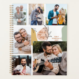 私の今年の写真トレンディー抽象芸術 プランナー手帳