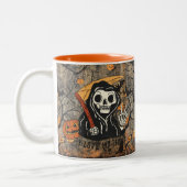 私の仕事が大好きなハロウィーン ツートーンマグカップ (左)