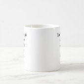 私の仕事ではない簡単私は効率的なおもしろい引用文 コーヒーマグカップ (中央)