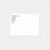 私の仕事ではない簡単私は効率的なおもしろい引用文 ポストイット (正面)