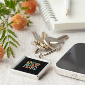 私の仕事と絡み合うスピリットウィークフ最高のレイ キーホルダー (側面)