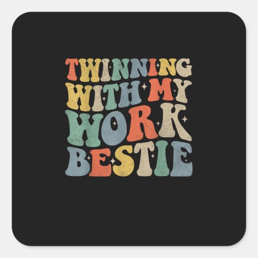 私の仕事と絡み合うスピリットウィークフ最高のレイ スクエアシール (正面)