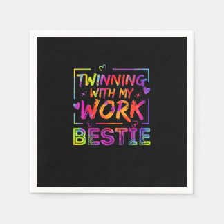 私の仕事と絡み合うスピリットウィークフ最高のレイ スタンダードカクテルナプキン