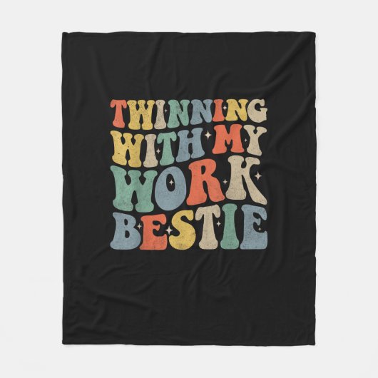 私の仕事と絡み合うスピリットウィークフ最高のレイ フリースブランケット (正面)