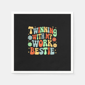 私の仕事と絡み合うFestive Friends Spirit Week D スタンダードカクテルナプキン