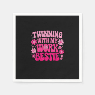 私の仕事と絡み合うFestive Friends Spirit Week D スタンダードカクテルナプキン