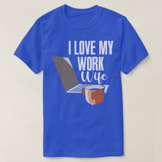 私の仕事の妻が大好き Tシャツ (デザイン正面)