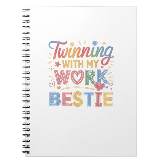 私の仕事の悩みに絡み合う ノートブック (正面)