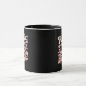 私の仕事の悩みに絡み合う マグカップ (中央)