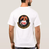 私の仕事は大きいですの送風! ハゲタカEOD Tシャツ (裏面)