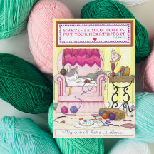 私の仕事は完了した誕生日カード