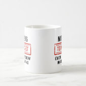 私の仕事は極秘だ コーヒーマグカップ (中央)