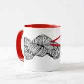 私の仕事は私の不正行為を妨げ始めている マグカップ (正面左)