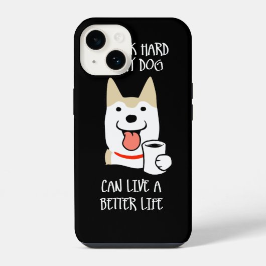 私の仕事懸命 iPhoneケース (裏面)