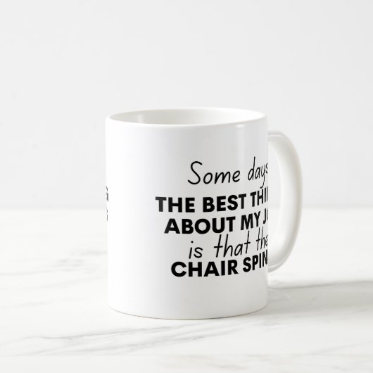 私の仕事最高のの一部の日は コーヒーマグカップ (正面右)