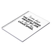 私の仕事最高のの一部の日は ノートブック (左側)