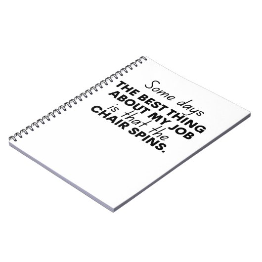 私の仕事最高のの一部の日は ノートブック (左側)