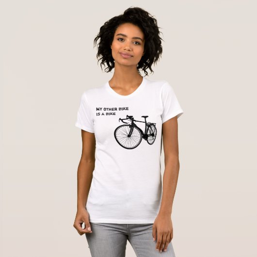 私の他のバイクはバイクです Tシャツ (正面フル)