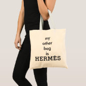 "私の他のバッグHermès"のキャンバスのトートです トートバッグ (正面(商品))