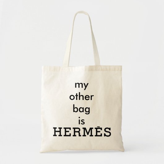 "私の他のバッグHermès"のキャンバスのトートです トートバッグ (正面)