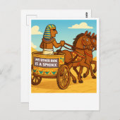 私の他の乗り物はスフィンクスのはがき ポストカード (正面/裏面)