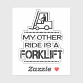 私の他の乗り物はフォークリフトである シール (シート)
