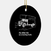 私の他の乗車は移動トラックです セラミックオーナメント (右)