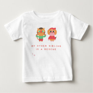 私の他の兄弟姉妹は救助だ ベビーTシャツ