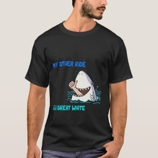 私の他の愛車はホオジロザメ Tシャツ