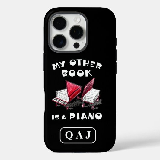 私の他の本はピアノで、キーボードミュージシャン Case-Mate iPhoneケース (裏面)