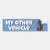 私の他の車の馬 バンパーステッカー (正面)