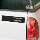 私の他の車はほうきの柄です バンパーステッカー (トラック上)