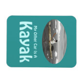 私の他の車はカヤックだ マグネット (横)