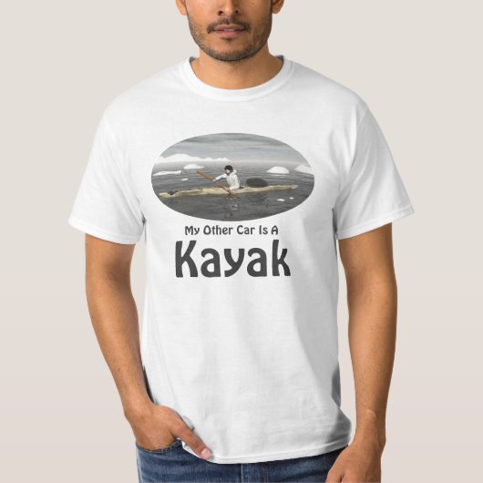 私の他の車はカヤックだ Tシャツ (正面)